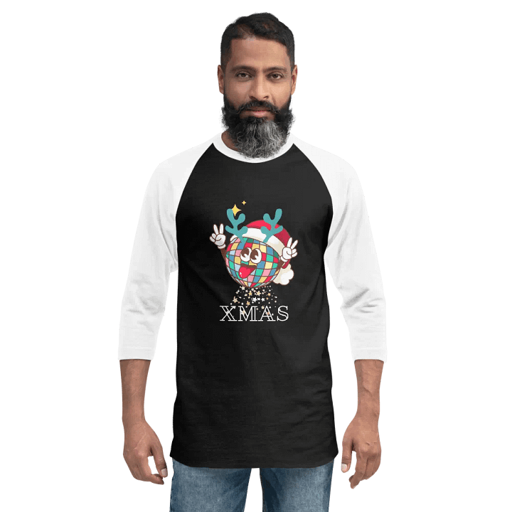 Xmas 365 - Festive Disco Ball Reindeer Tee product image (2)
