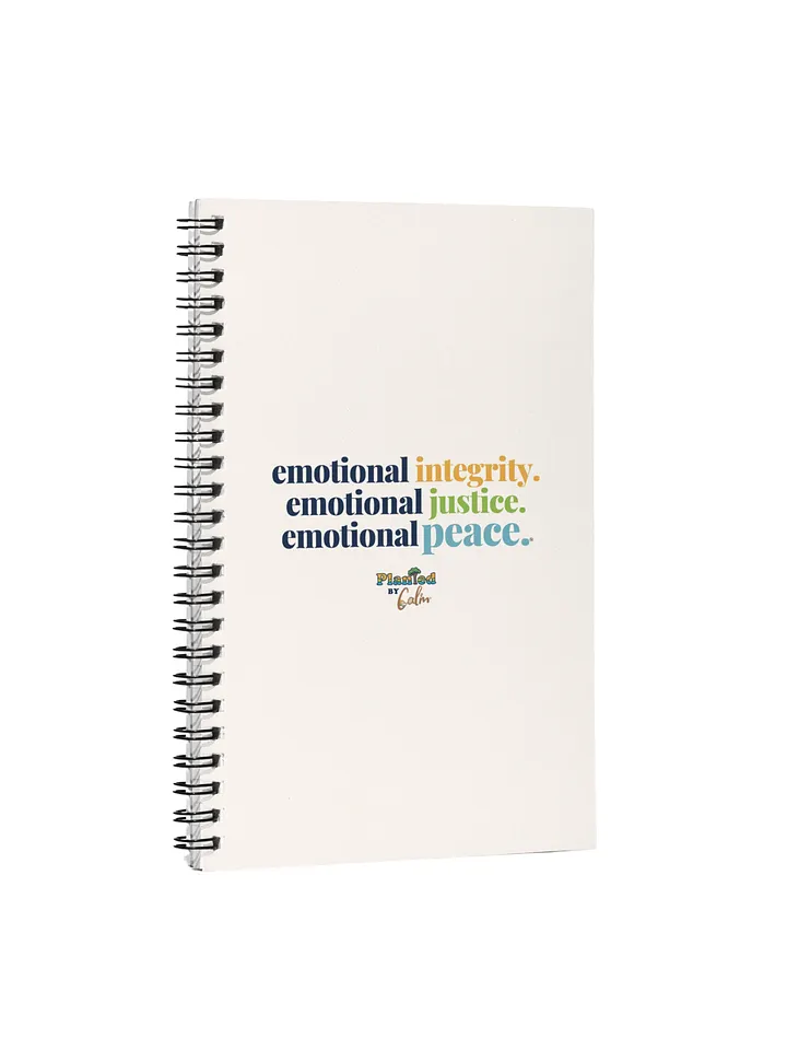Official Planted By Calm | Calm Keepers Dot Spiral Notebook (Style 1 - Sand) product image (1)