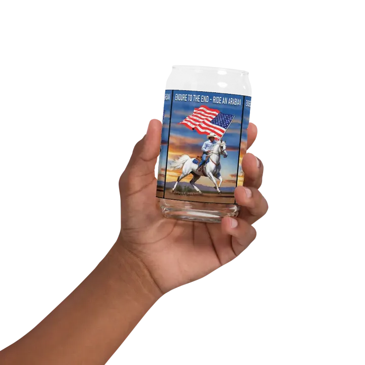 Arabian Rider Flag Glass product image (32)