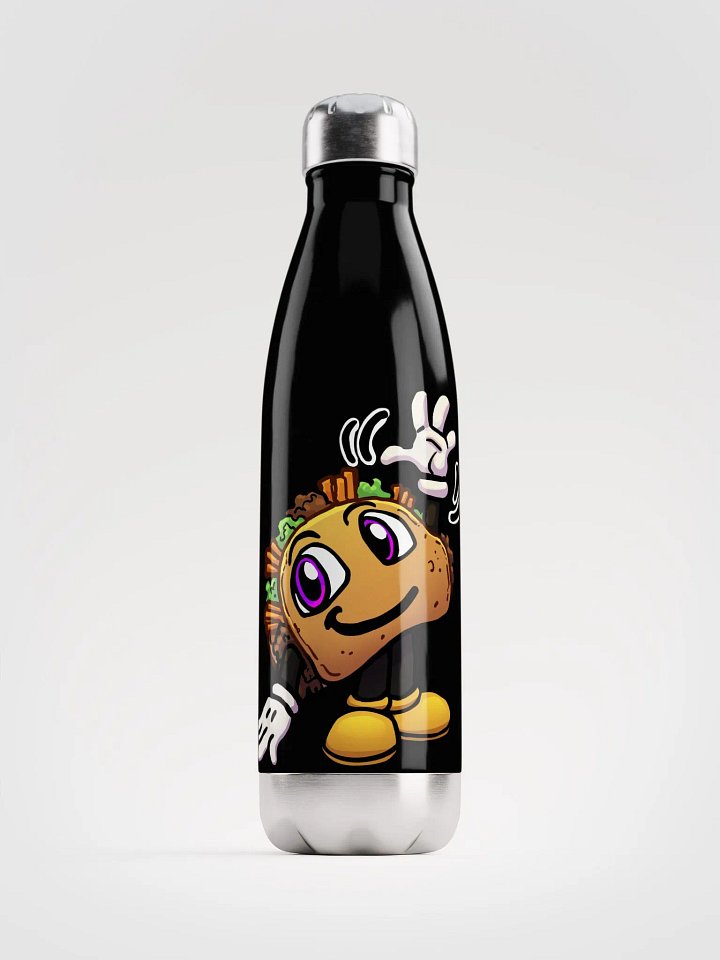 Waving Taco Stainless steel water bottle product image (1)
