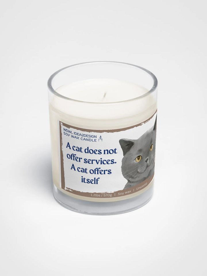 British Shorthair Cat Lover Best Gift, Large Capacity, Great Value & Eco-Friendly Candle – 1.2 lbs of Pure Serenity product image (2)