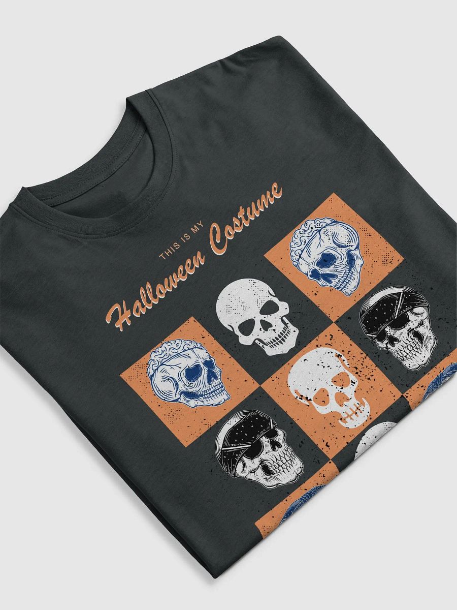 Skull Grid Halloween Tee product image (5)