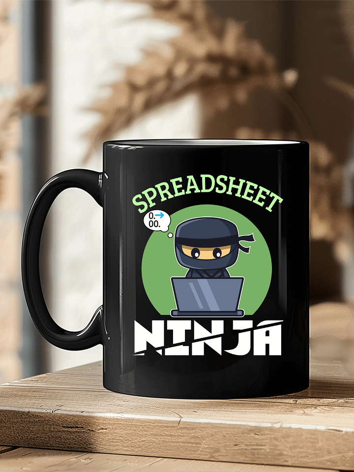 Spreadsheet Ninja Coffee Mug – Funny Accountant Mug – Perfect Gift for Finance Professionals product image (2)