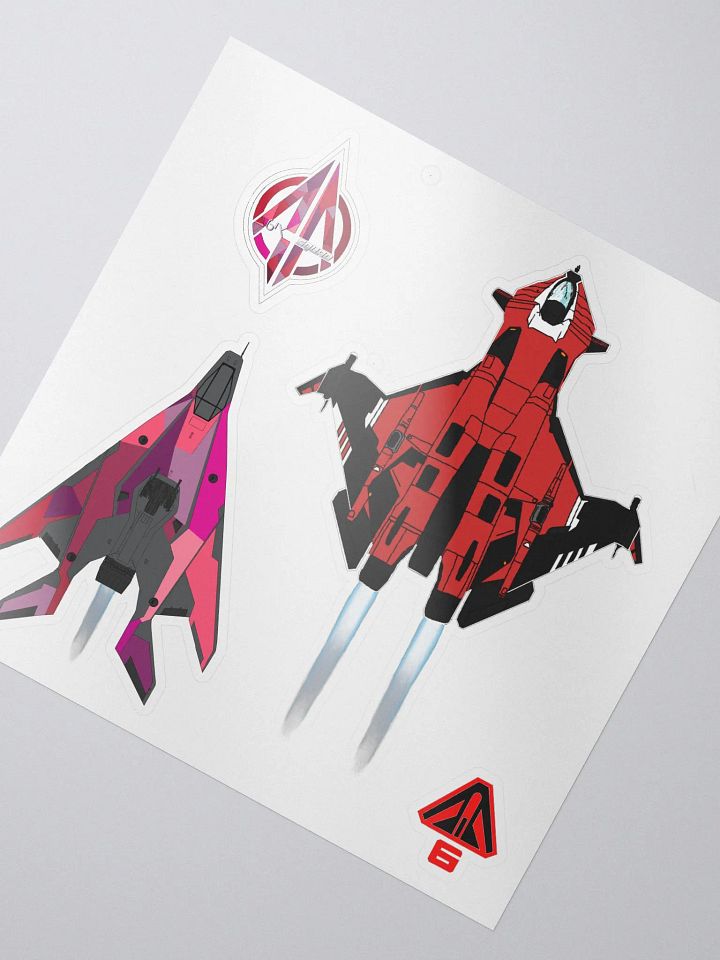 Custom Light Fighter Sticker Pack product image (2)