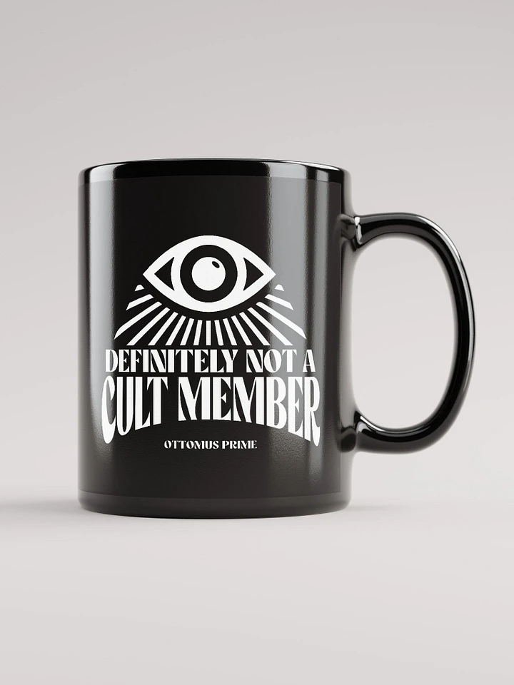 Definitely Not A Cult Member Mug (Black) product image (1)