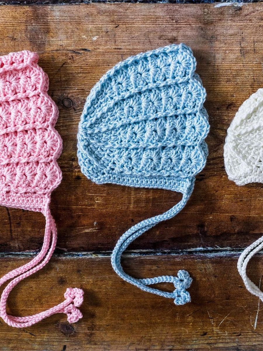 Crochet Pattern: Shell Baby Bonnet product image (10)