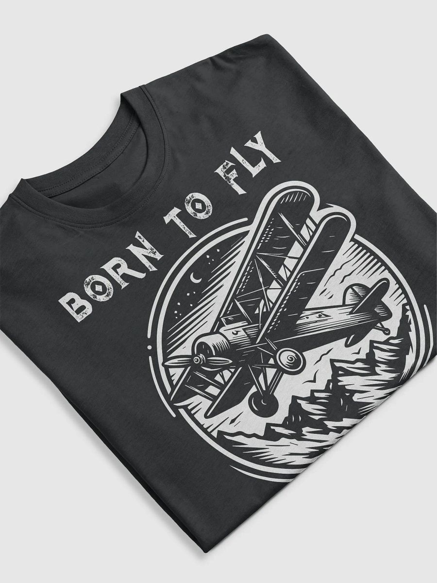 Vintage Airplane Biplane T-Shirt - Retro Aviation Look Men's Tee product image (3)