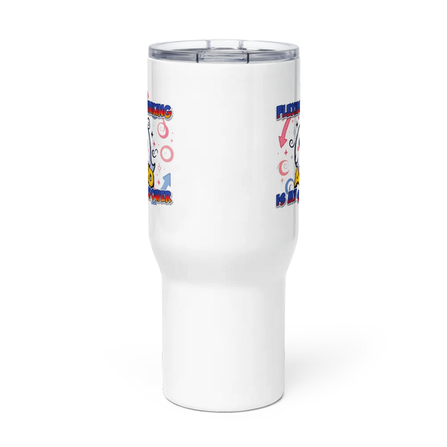 ADHD Flexible Thinking Travel Mug with a Handle product image (3)