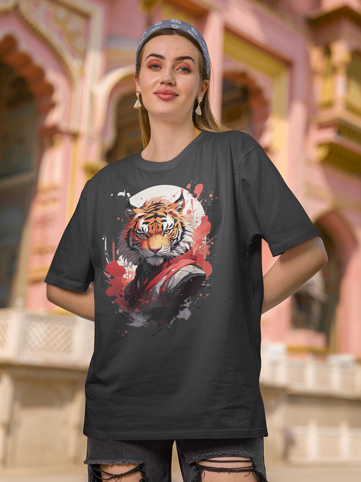 Stealthy Stripes Oversized Tee product image (2)
