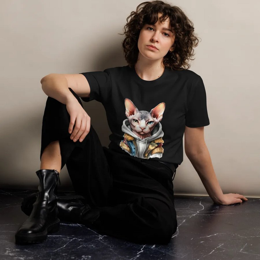 Sphynx Cat Shirt, Sphynx Lover Tshirt, Hairless Animal Tshirt, Cute Pet T-shirt, Cute Cat Lover T Shirt, Unisex Sphynx Cat Shirt product image (10)