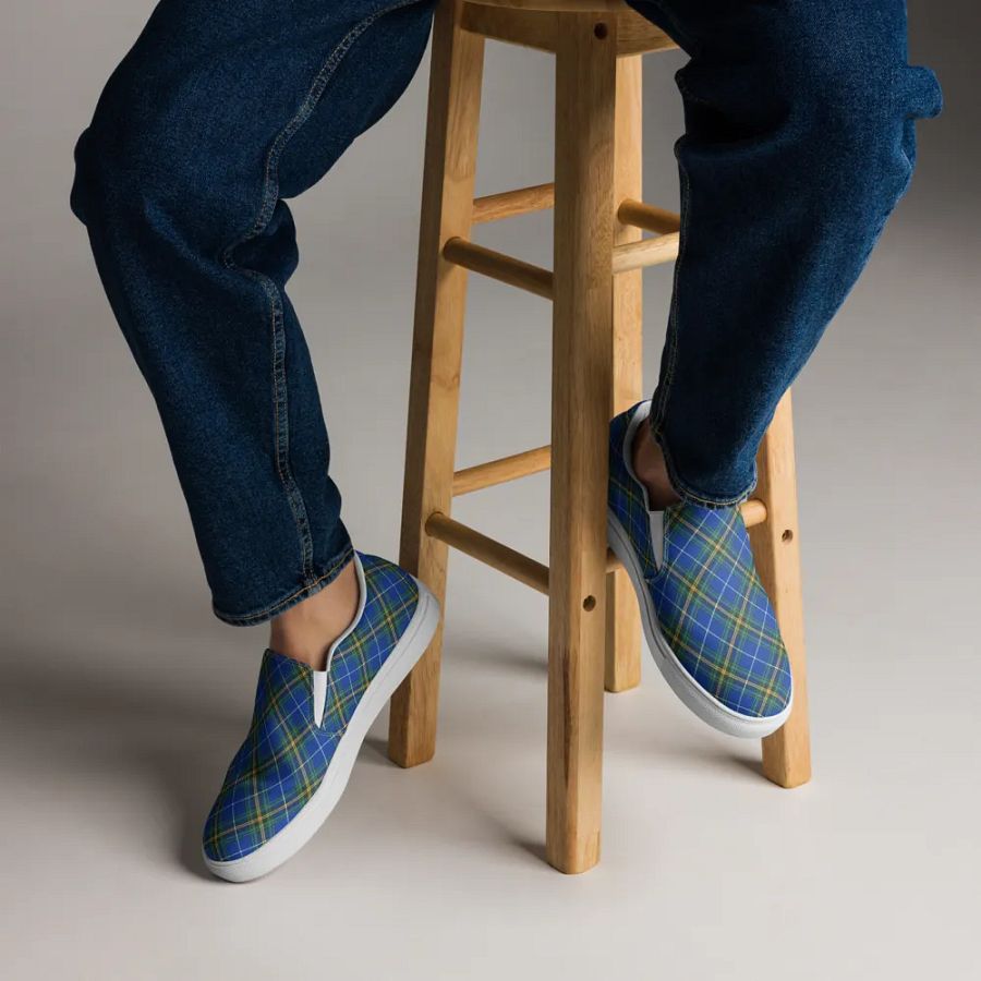 Nova Scotia Tartan Men's Slip-On Shoes product image (8)