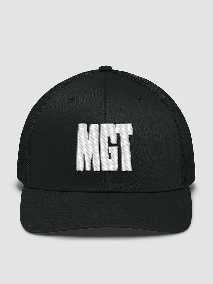 Black MGT Trucker Hat product image (1)