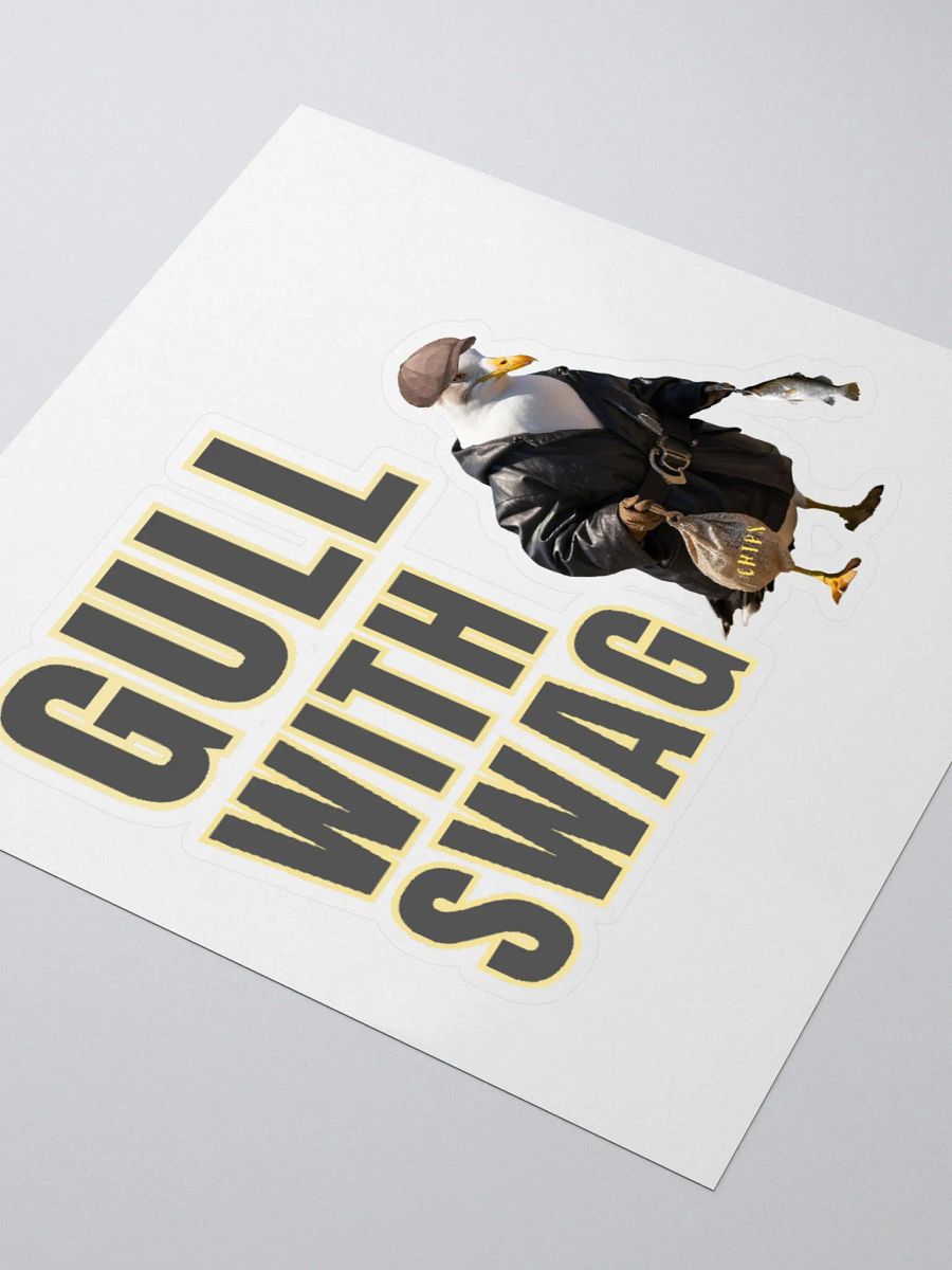 Gull with Swag Kiss Cut Sticker product image (9)