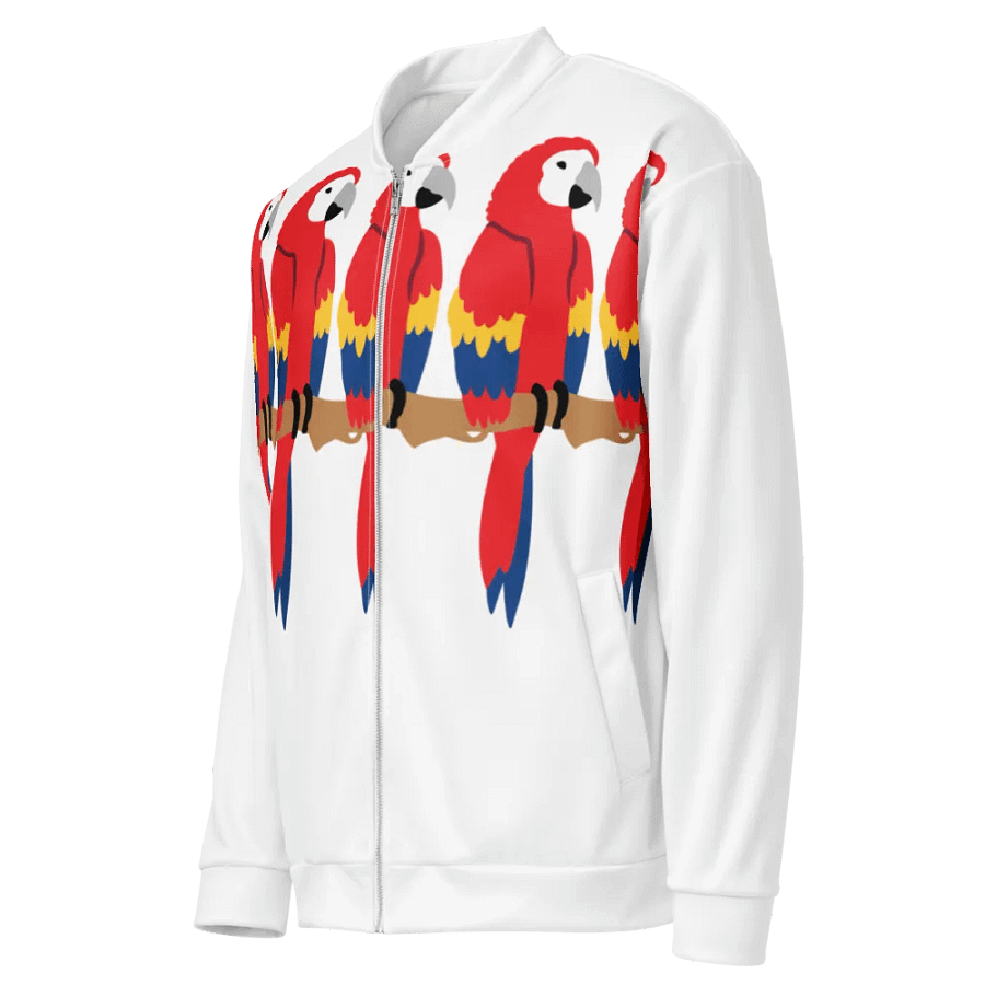 Vibrant Parrot Perch Bomber Jacket product image (5)
