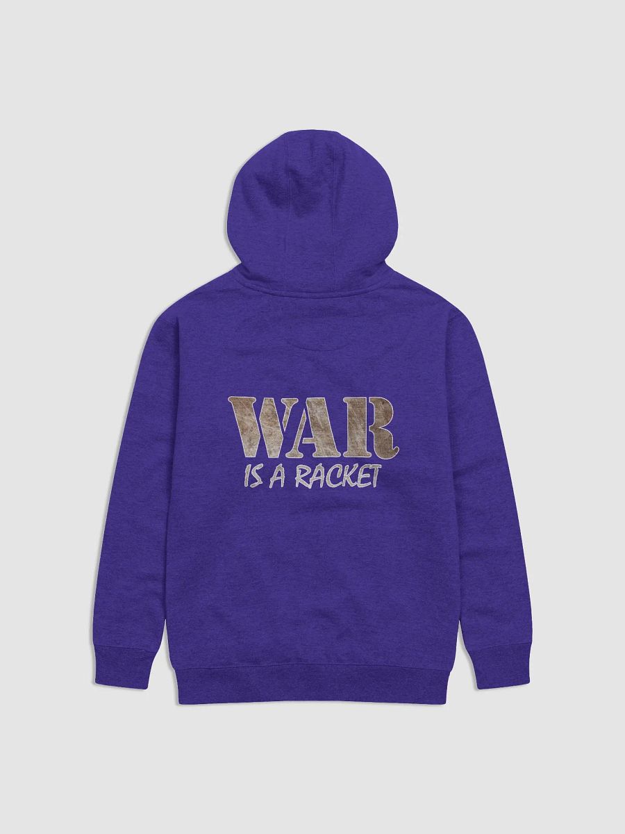War Is A Racket - Metal - Cotton Heritage Unisex Premium Hoodie (Back) product image (1)