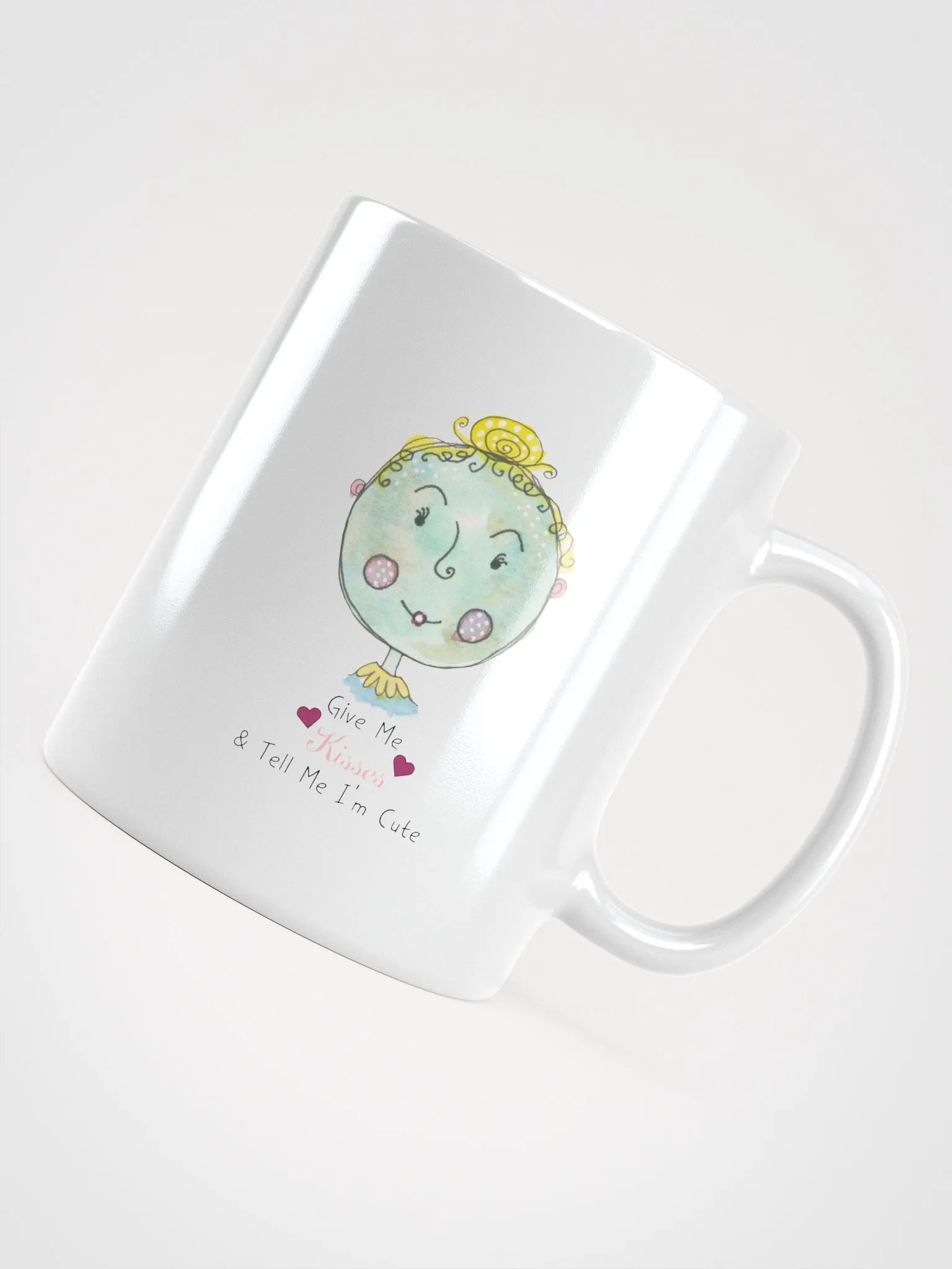 Whimsical Give me Kisses and Tell Me I'm Cute Mug product image (4)