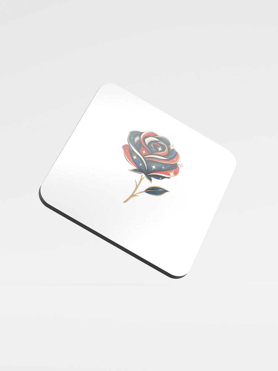 Starry Rose Glossed Coaster product image (1)