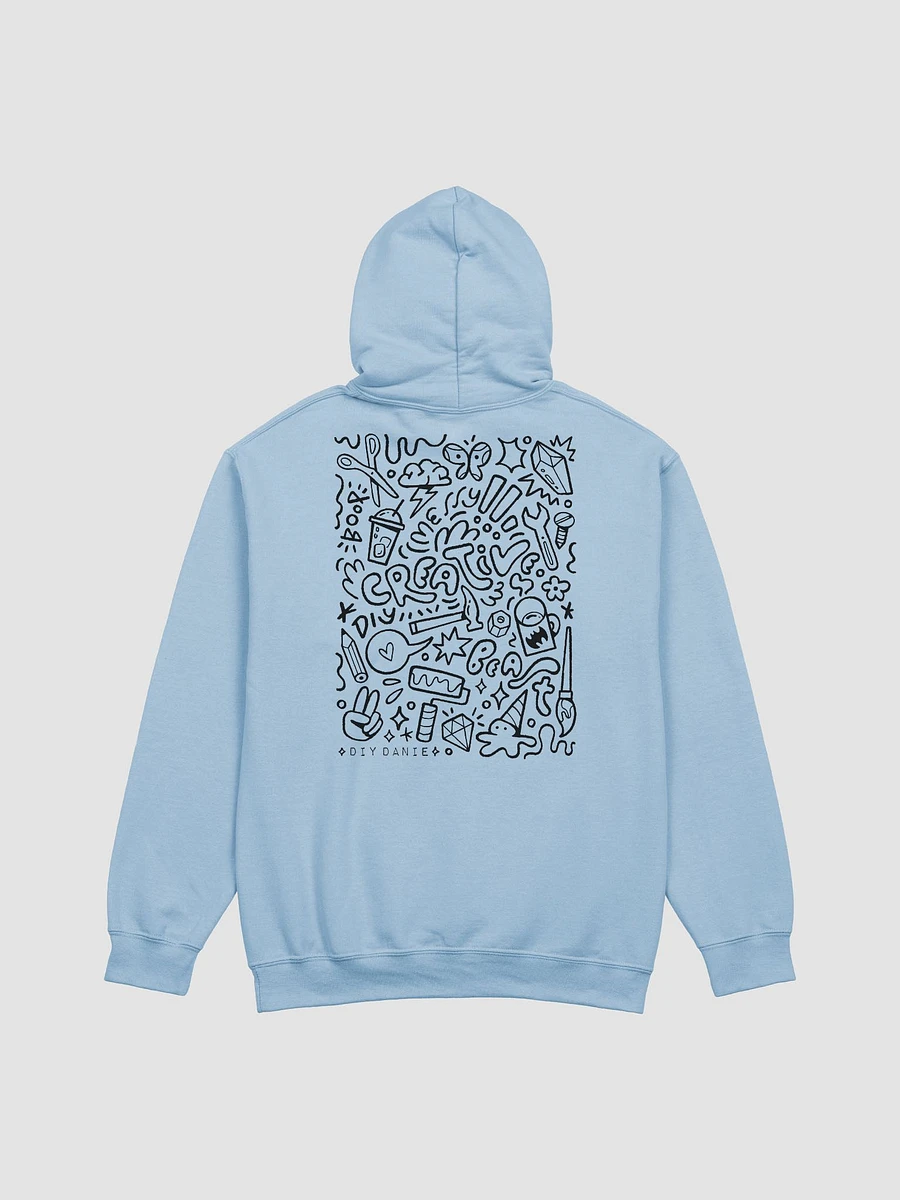 CREATIVE CHAOS HOODIE - Black txt product image (29)