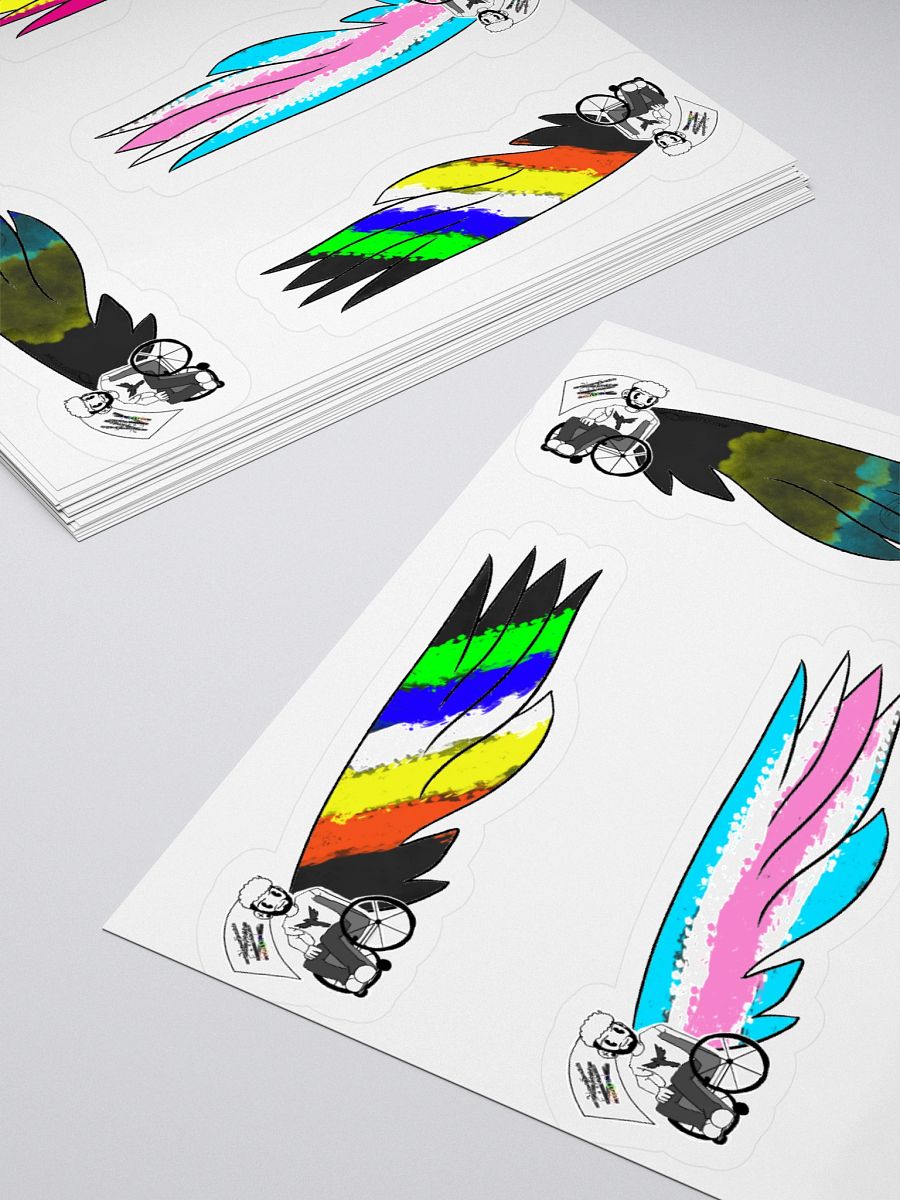Byrd’s Pride Wings Sticker Sheet product image (8)