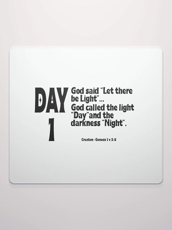 CREATION: DAY 1……Christian, Jesus, faith, God, Bible, Christianity, Jesus Christ, religion, Bible Verse, Love product image (4)