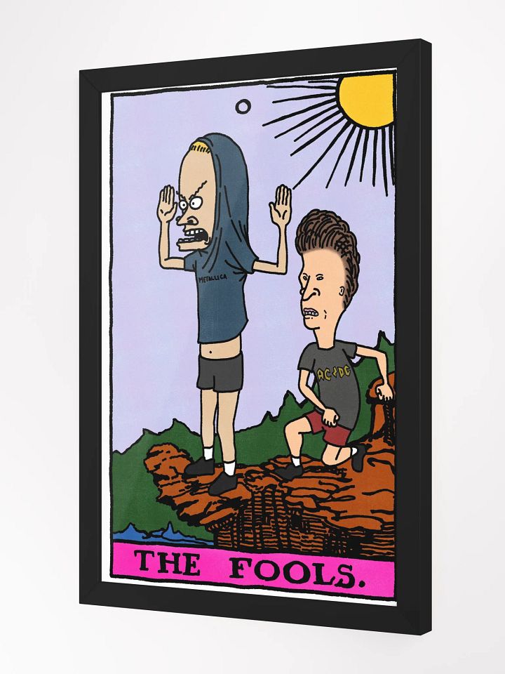 Cornholio Beavis and Butthead Fool Tarot Card Framed Print product image (2)