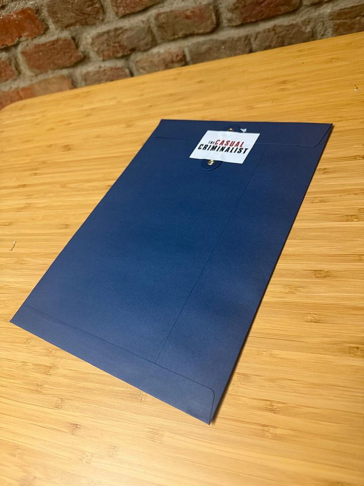Official Signed Script – Used Live on The Casual Criminalist product image (2)