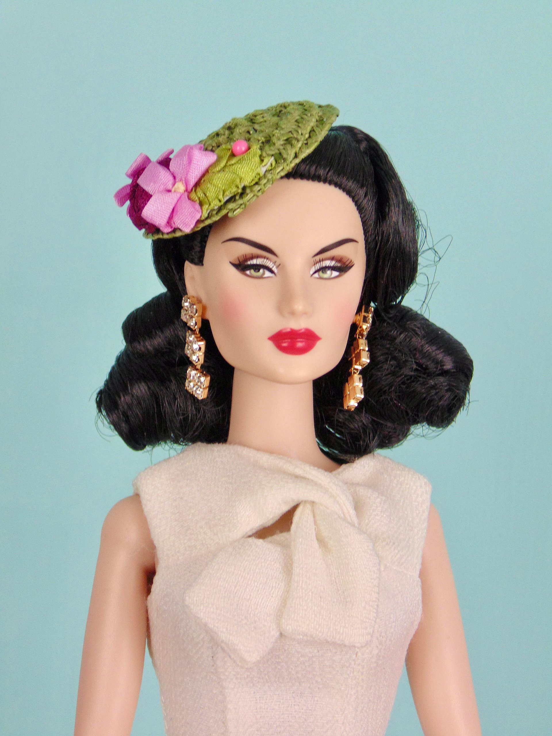Green hat for 12” fashion dolls product image (1)