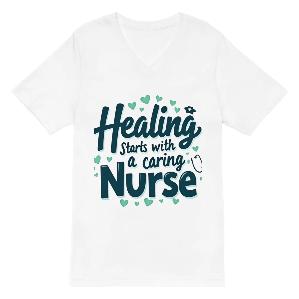 Caring Nurse Heart T-Shirt product image (2)