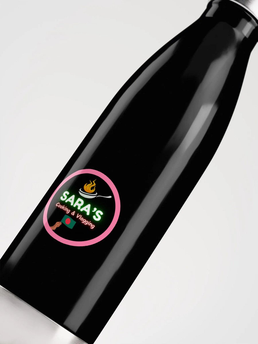 Sara's Stainless Steel Water Bottle : Printed with Logo product image (5)