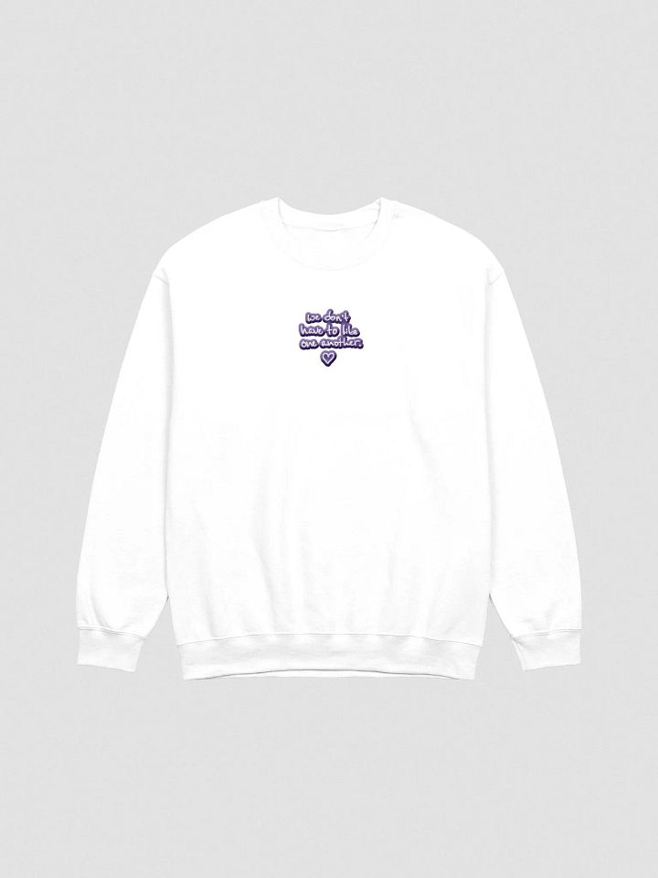ONE ANOTHER (purple bubble design 2) embroidered crewneck product image (2)