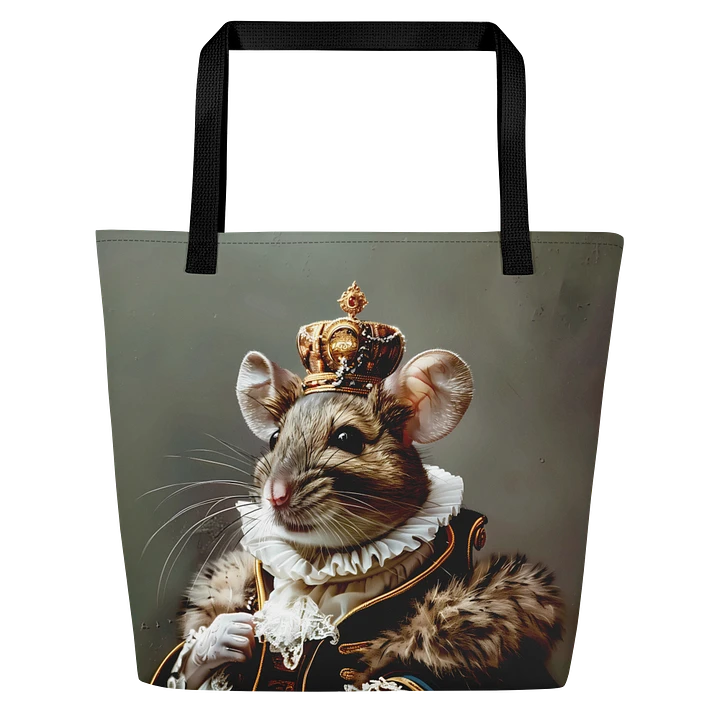 Tote Bag: Whimsy Victorian Noble Mouse Stylish Fantasy Fashion Art Design product image (1)