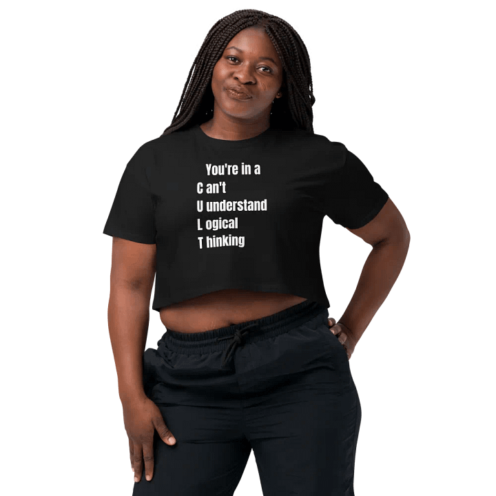 Pris-You're In A Cult-AS COLOUR WOMEN'S PREMIUM CROP TOP product image (1)