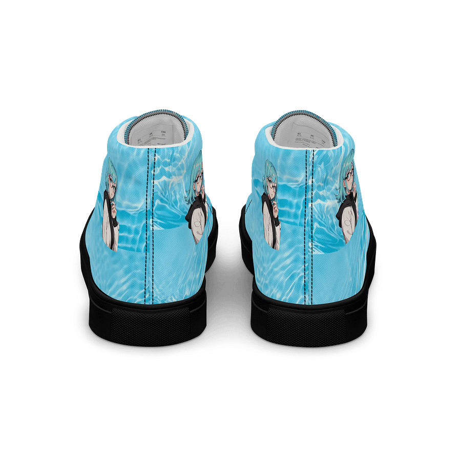 (Aqua WAIFU) K Women's High Top Canvas Shoes product image (4)
