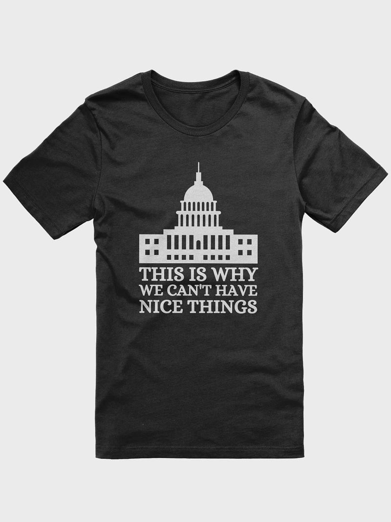 This Is Why We Can't Have Nice Things Funny Politics T-Shirt