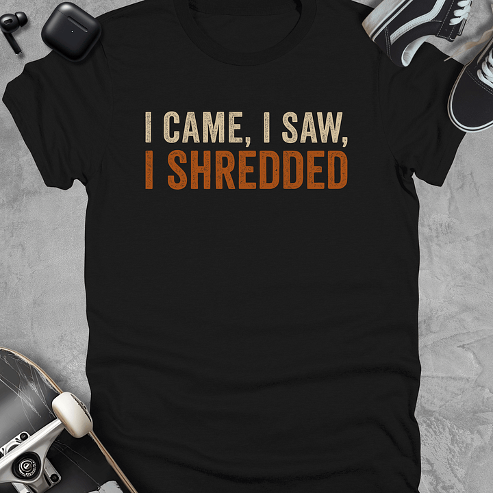 I came i saw, Skateboarding t-shirt, Unisex product image (1)