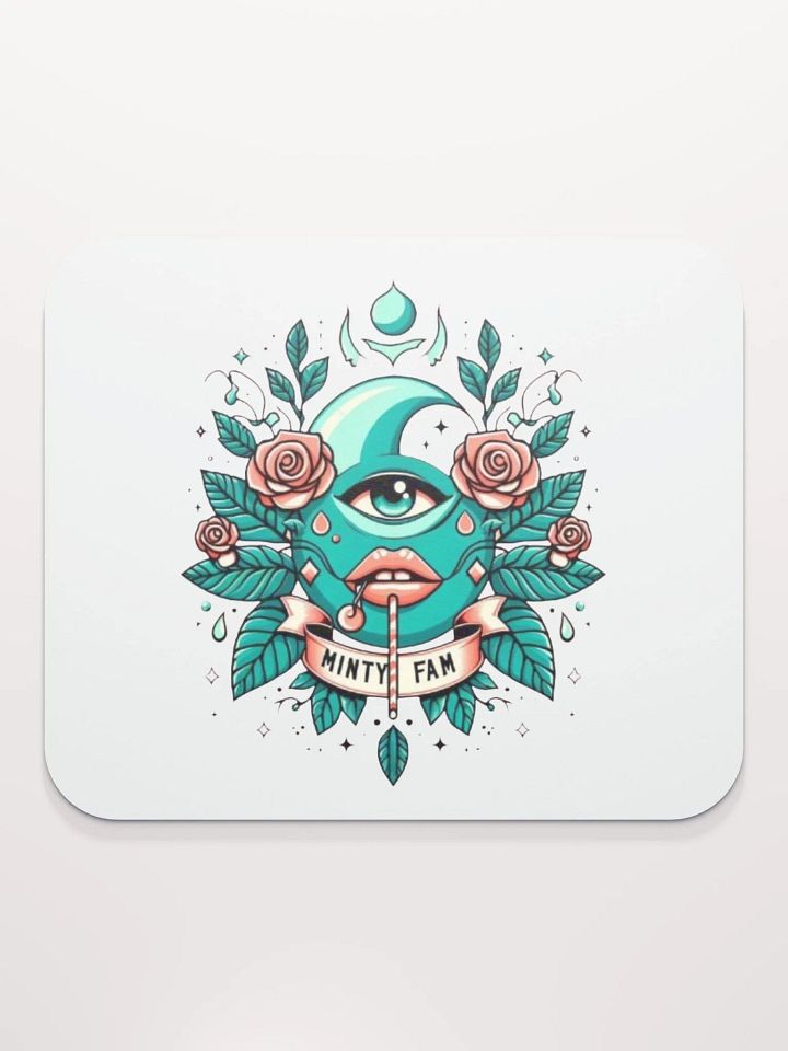 Minty Leaves Mousepad product image (2)