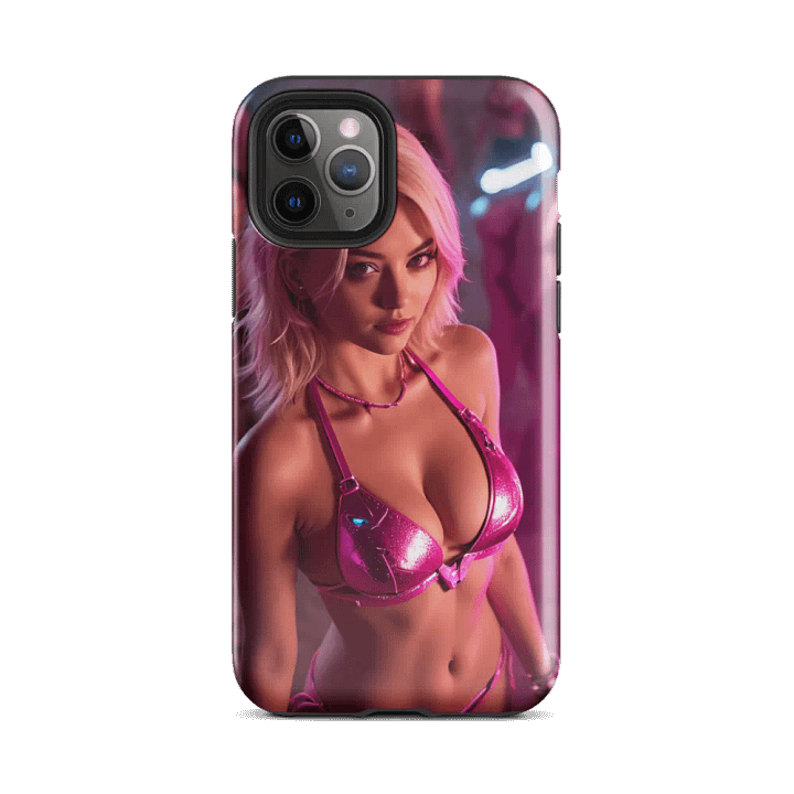 Pink Neon Diva iPhone Tough Case - Bold Glamour Design product image (25)