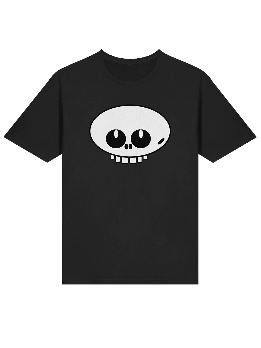 Cute Skull Face T-Shirt – Fun Spooky Halloween Tee, Kawaii Skeleton Graphic Shirt product image (20)