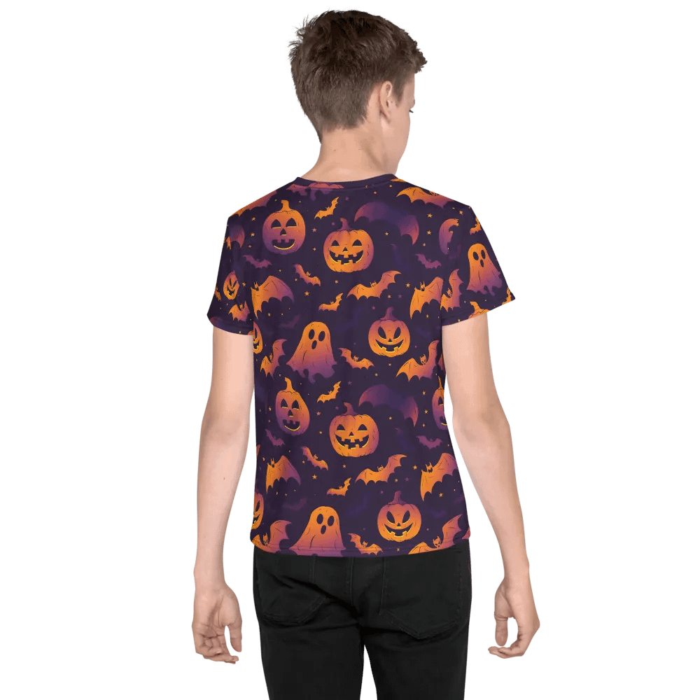 Smiley Pumpkin Halloween T-shirt product image (2)
