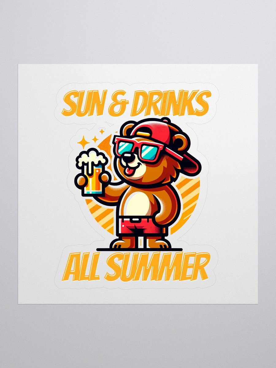 Summer Bear Vibes Sticker Pack product image (1)