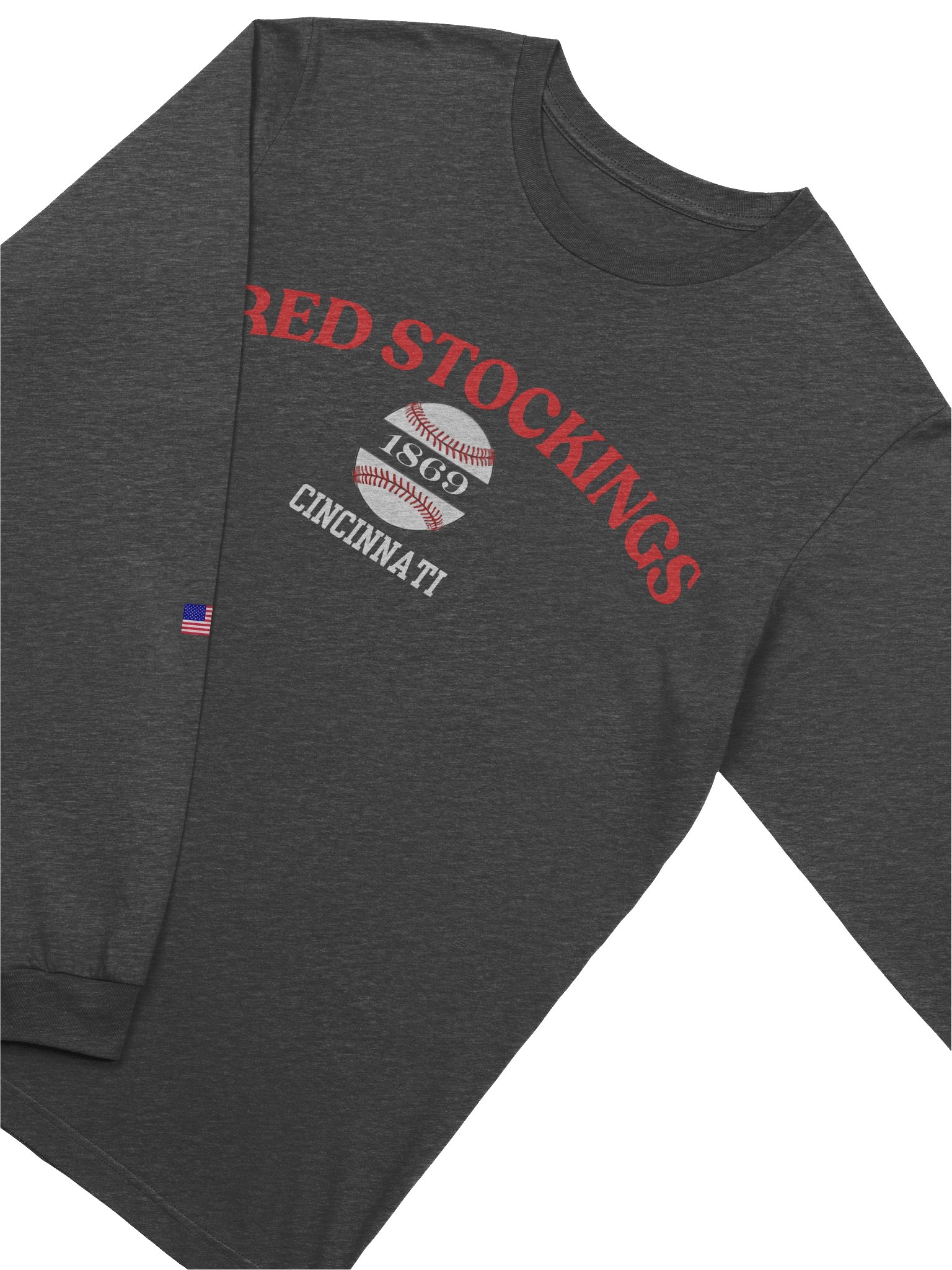 Vintage Cincinnati Baseball Long Sleeve Tee product image (22)