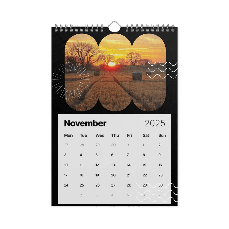 SEASONAL NATURE WALL CALENDAR 2025 product image (11)