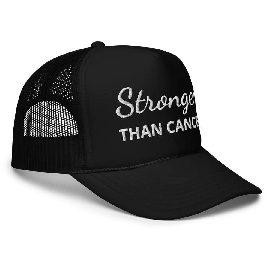 Stronger than cancer, cancer survivor, embroidered Trucker Cap product image (3)