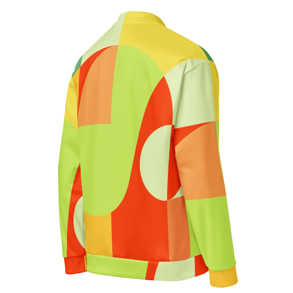 Vibrant Geometry Custom Bomber Jacket product image (5)