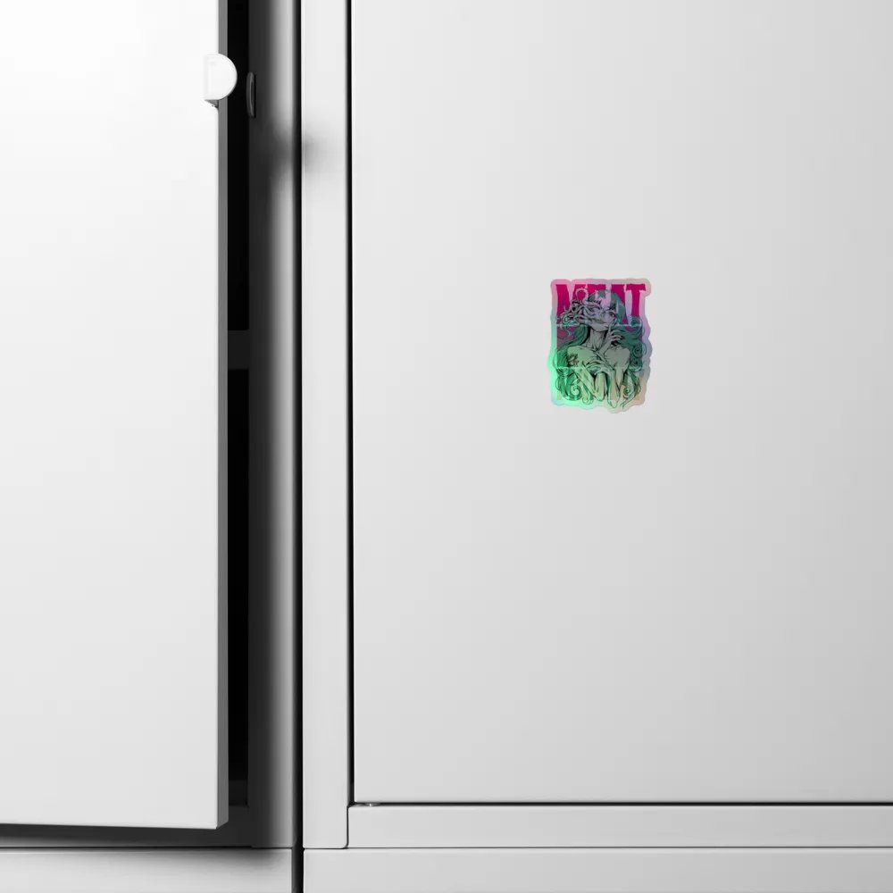 Body Horror Meat Mommy Holographic Sticker product image (5)