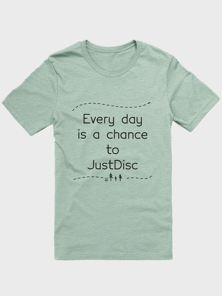 JustDisc Every Day - Gildan Unisex Softstyle T-Shirt (Black Logo) product image (1)