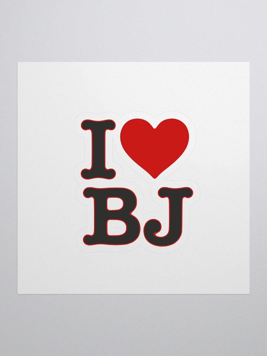 I ❤️ BJ Sticker Set product image (1)