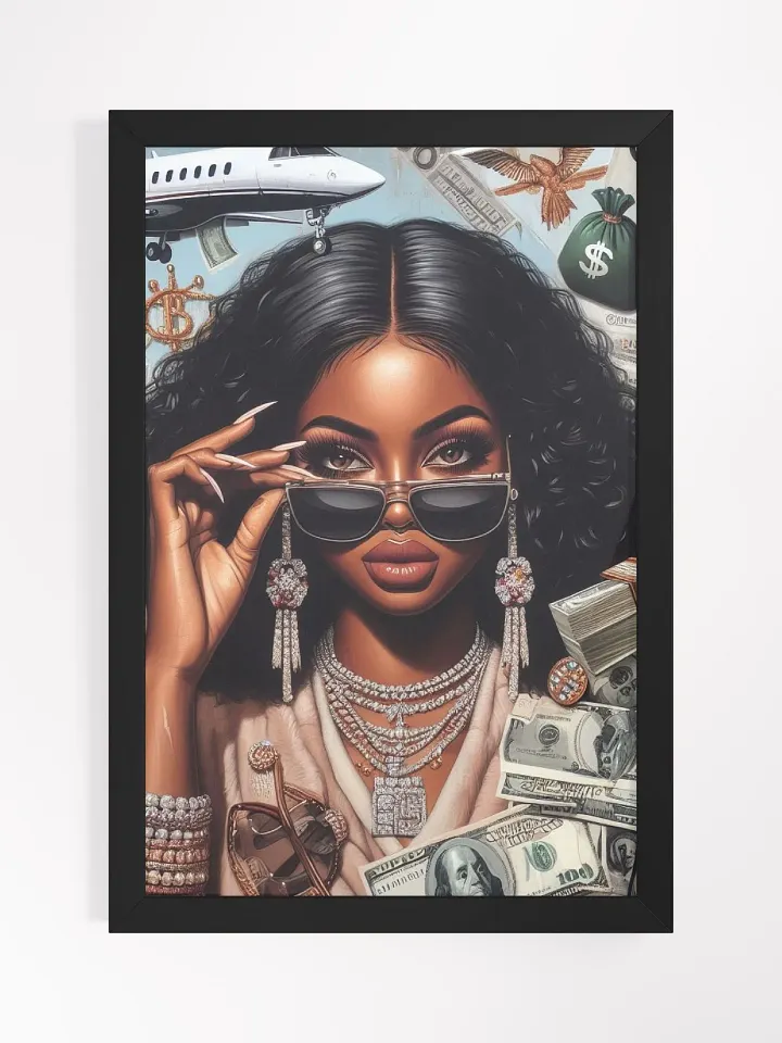 Rich Girl Code Lifestyle Wall Art product image (2)