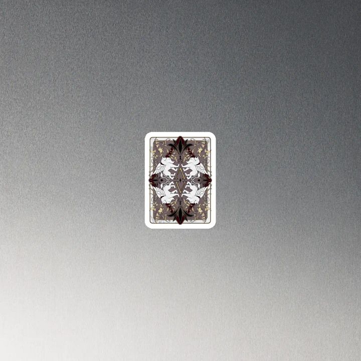Verardi Famiglia Playing Card Back ✦ Die-Cut Magnets product image (4)