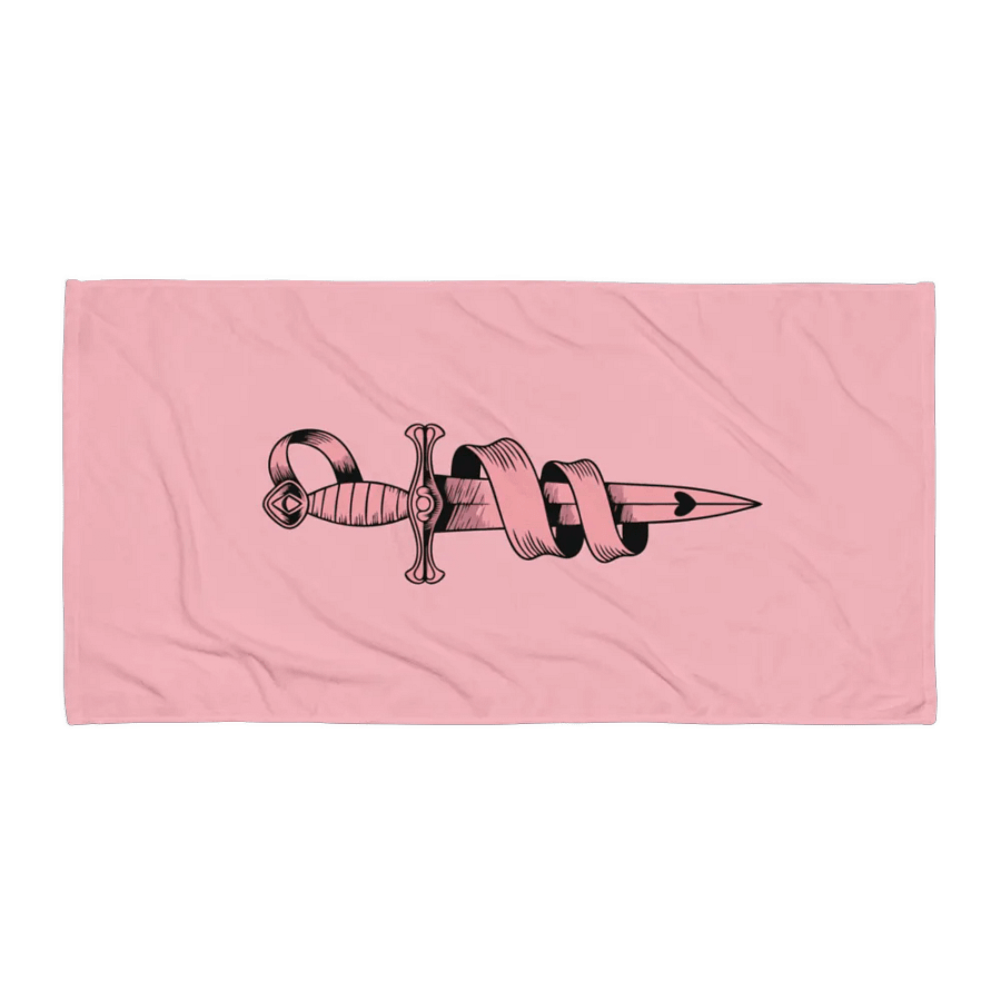 Heartfelt Dagger Sublimated Towel product image (1)
